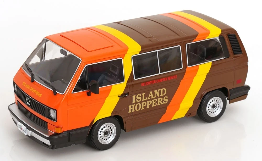1/18 KK-Scale 1984 Volkswagen VW Vanagon GL T3 (Type 2) Island Hoppers Magnum Diecast Car Model