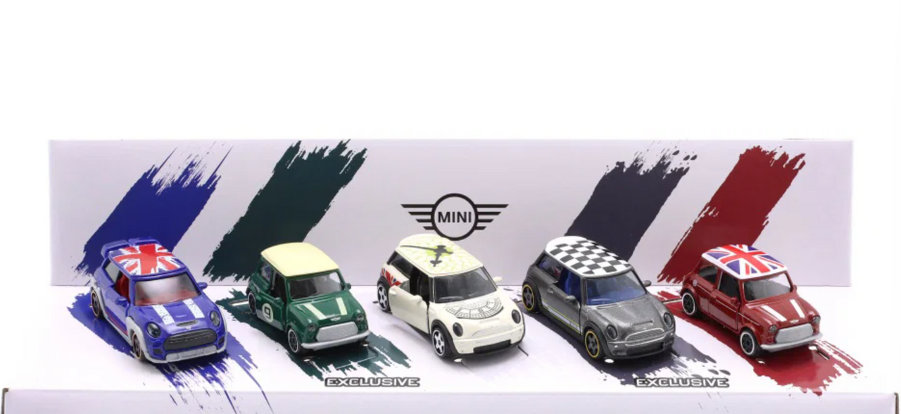 1/64 Majorette 5-Car Set Mini Icons Gift Pack Diecast Car Models