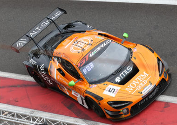 1/43 Spark McLaren 720S GT3 EVO No.5 Optimum Motorsport 24H Spa 2026 M. Porter - G. Oliveira - D. Rappange - S. Owega Car Model