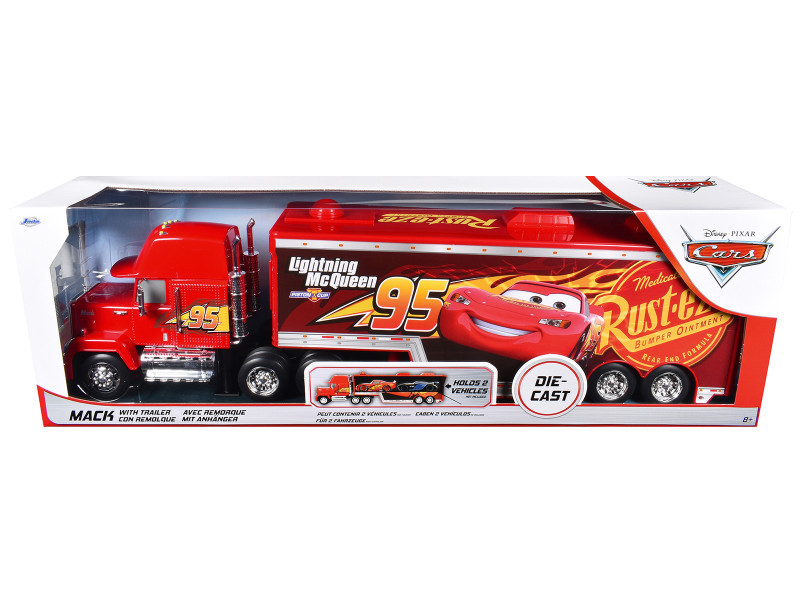 1/24 Jada Disney Pixar Cars Mack Hauler (Red) Diecast Model