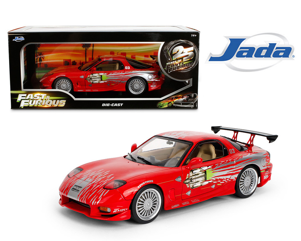 1/18 Jada Fast & Furious Dom’s Mazda RX-7 (Red) Diecast Model
