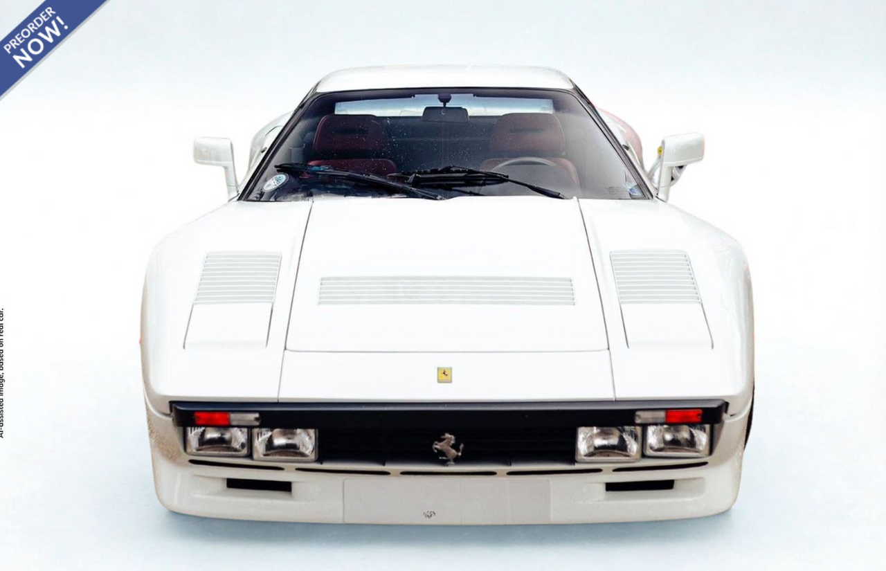 1/43 BBR Ferrari 288 GTO (Bianco Avus White) Car Model Limited