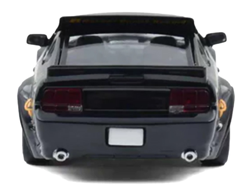 Pandem Mustang Black with Gold Graphics 1/64 Diecast Model Car by Model Model
