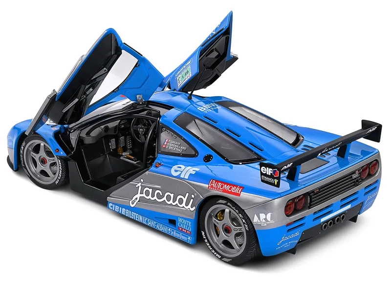 DAMAGED AS-IS 1/18 Solido 1995 McLaren F1 GTR Short Tail #50 Giroux, Grouillard, Deletraz 24H Le Mans Diecast Car Model