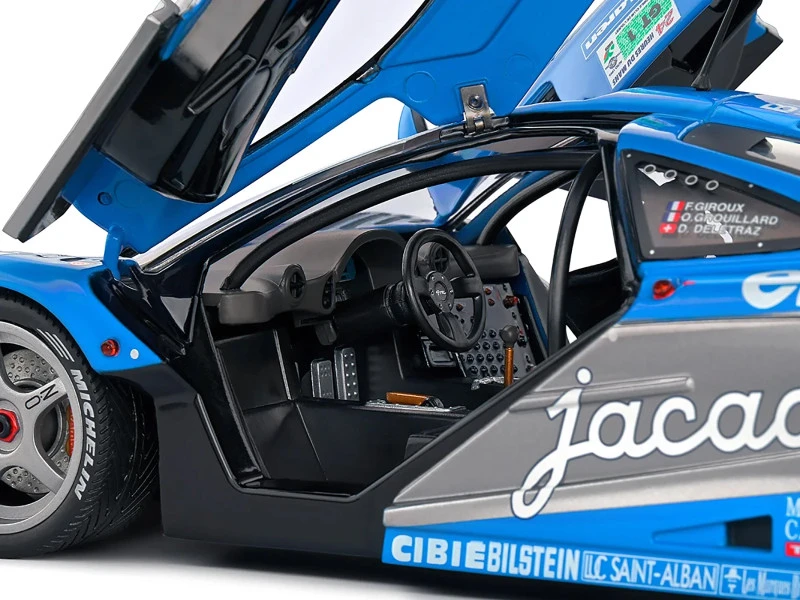 DAMAGED AS-IS 1/18 Solido 1995 McLaren F1 GTR Short Tail #50 Giroux, Grouillard, Deletraz 24H Le Mans Diecast Car Model