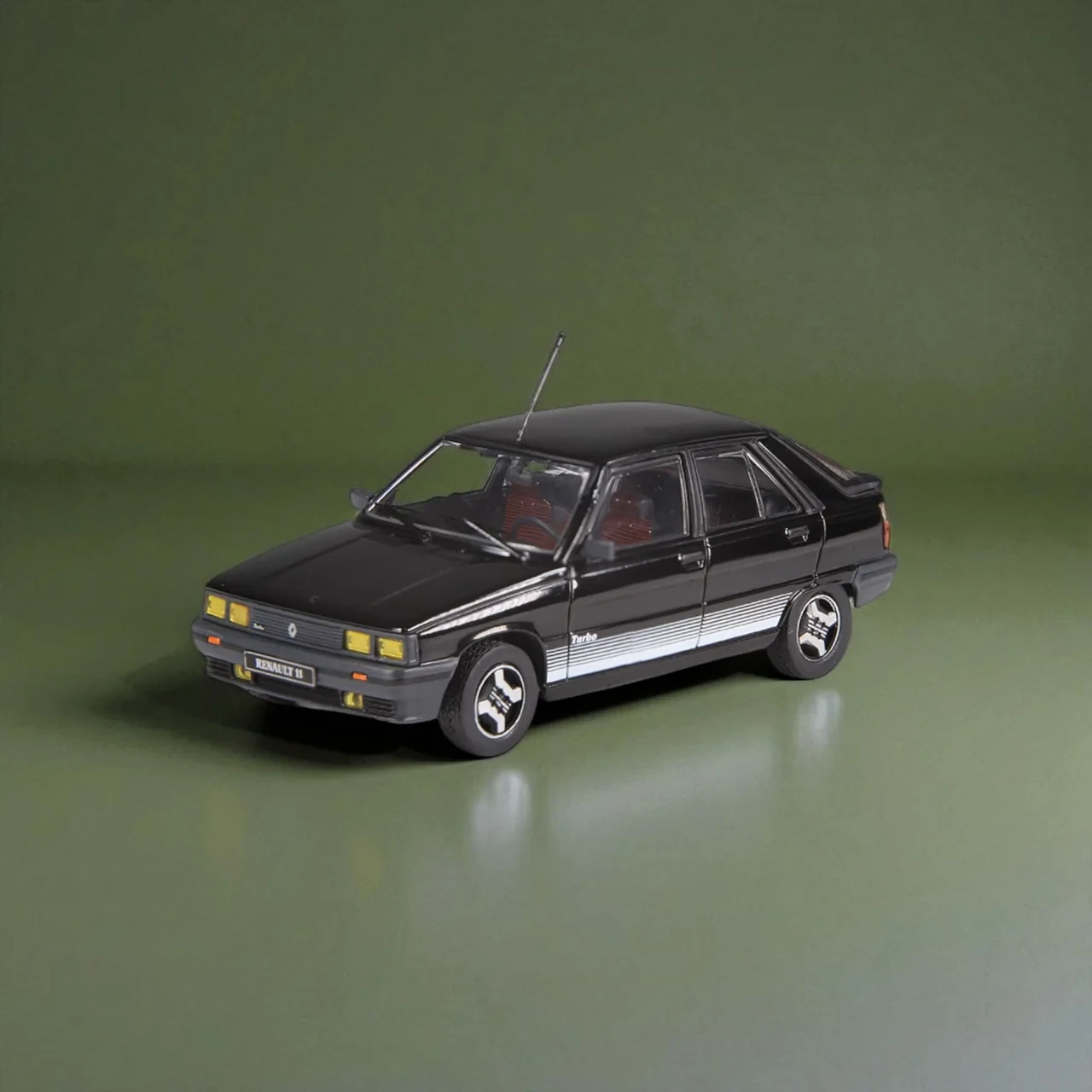 1/43 NZG 1986 Renault 11 Turbo 5-door (Black) Diecast Car Model