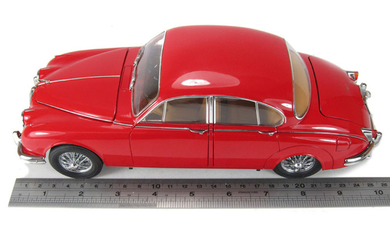 1/18 1962 Jaguar Mark 2 3.8 (LHD) (Carmen Red) Diecast Car Model