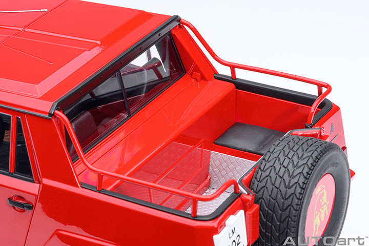 1/18 AUTOart Lamborghini LM002 (Rosso Siviglia Red) Car Model