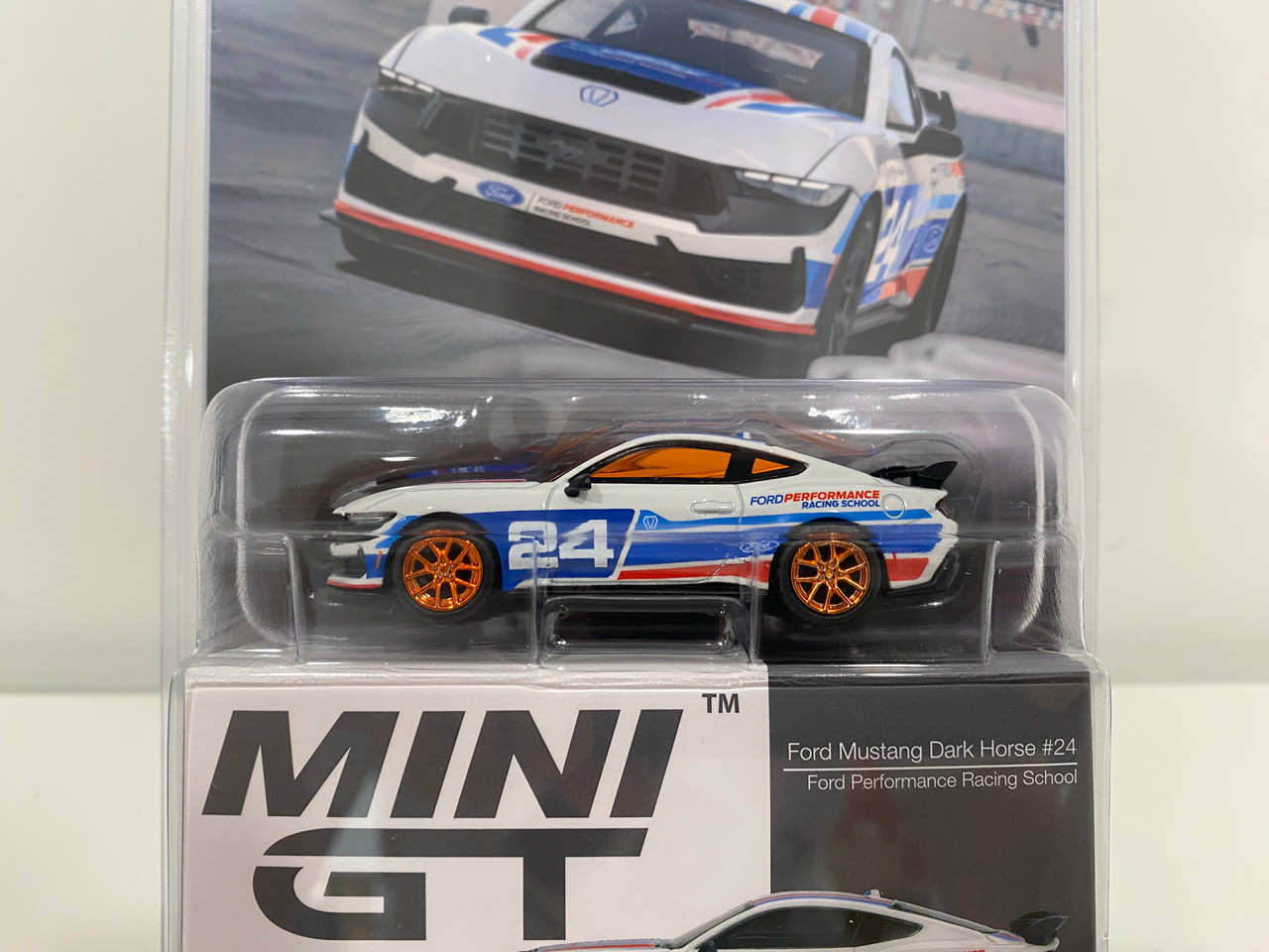 CHASE CAR 1/64 Mini GT Ford Mustang Dark Horse #24 Diecast Car Model