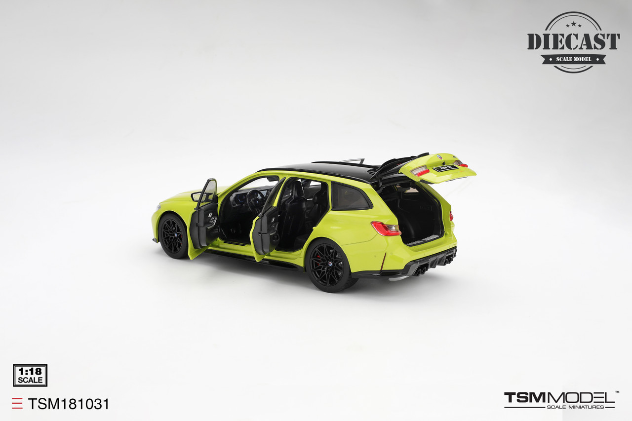 1/18 TSM BMW M3 Touring G81 (Sao Paulo Yellow) Diecast Car Model