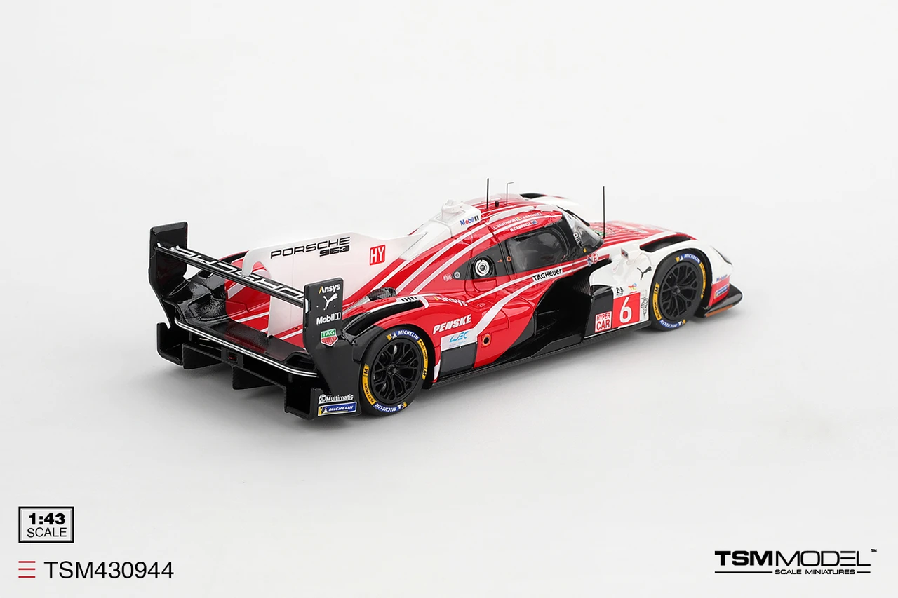 1/43 TSM Porsche 963 #6 Porsche Penske Motorsport 2025 Le Mans 24 Hrs 2nd Place Car Model