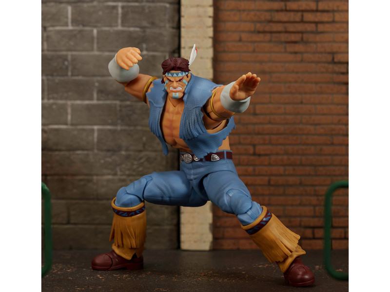 T. Hawk 7.5" Moveable Figure with Accessories and Alternate Head and Hands "Ultra Street Fighter II: The Final Challengers" (2017) Video Game Model by Jada
