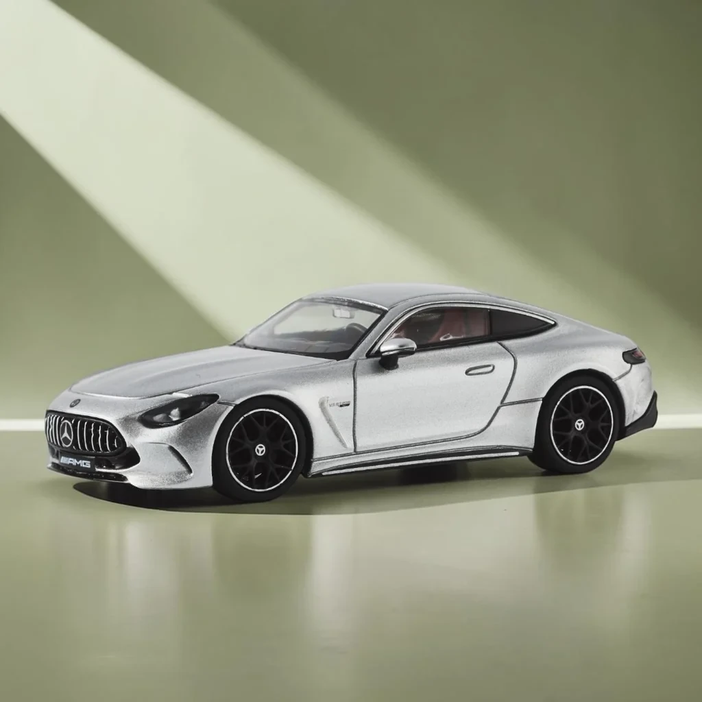 1/64 NZG Mercedes-AMG GT 63 (Hightech Silver) Diecast Car Model