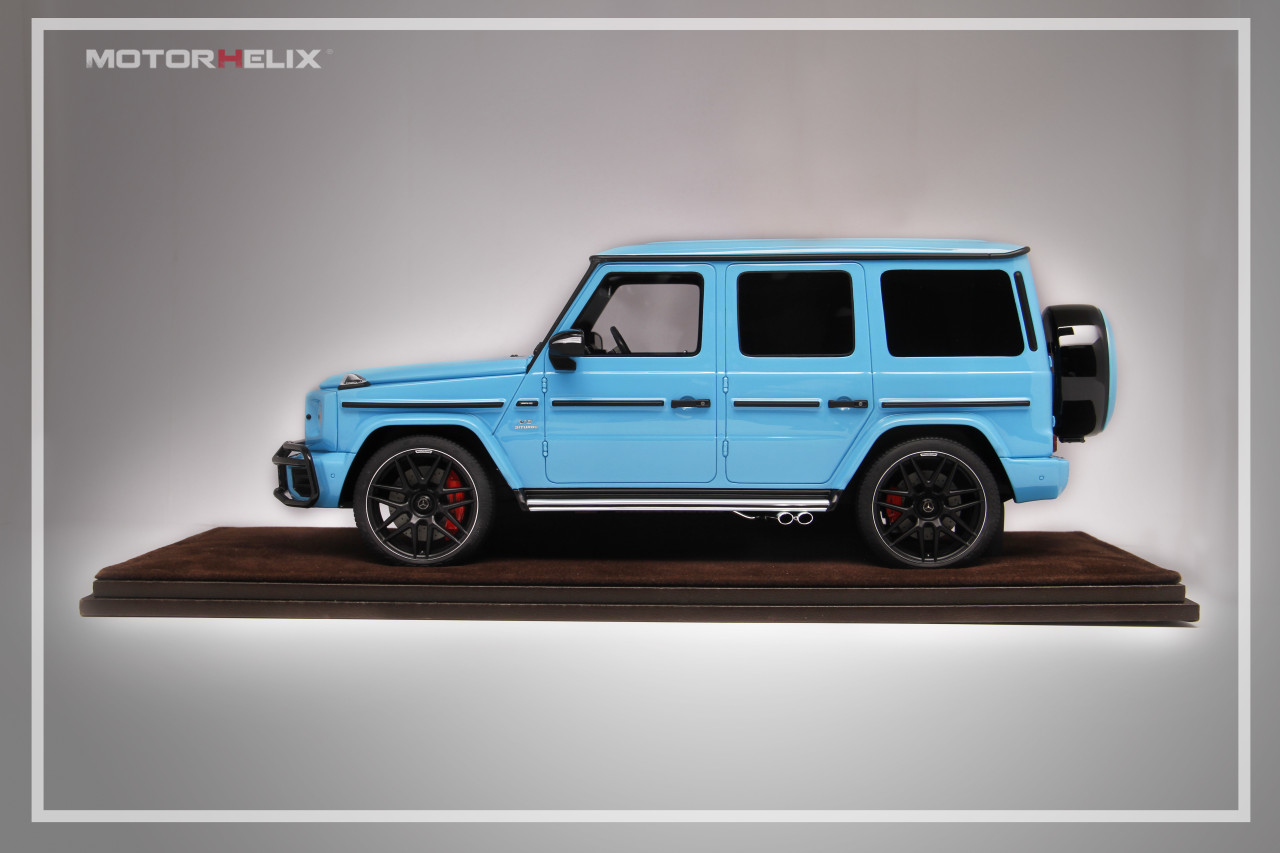 1/18 MH Motorhelix Mercedes-Benz Mercedes G63 AMG (Baby Blue) Resin Car Model  Limited 50 Pieces