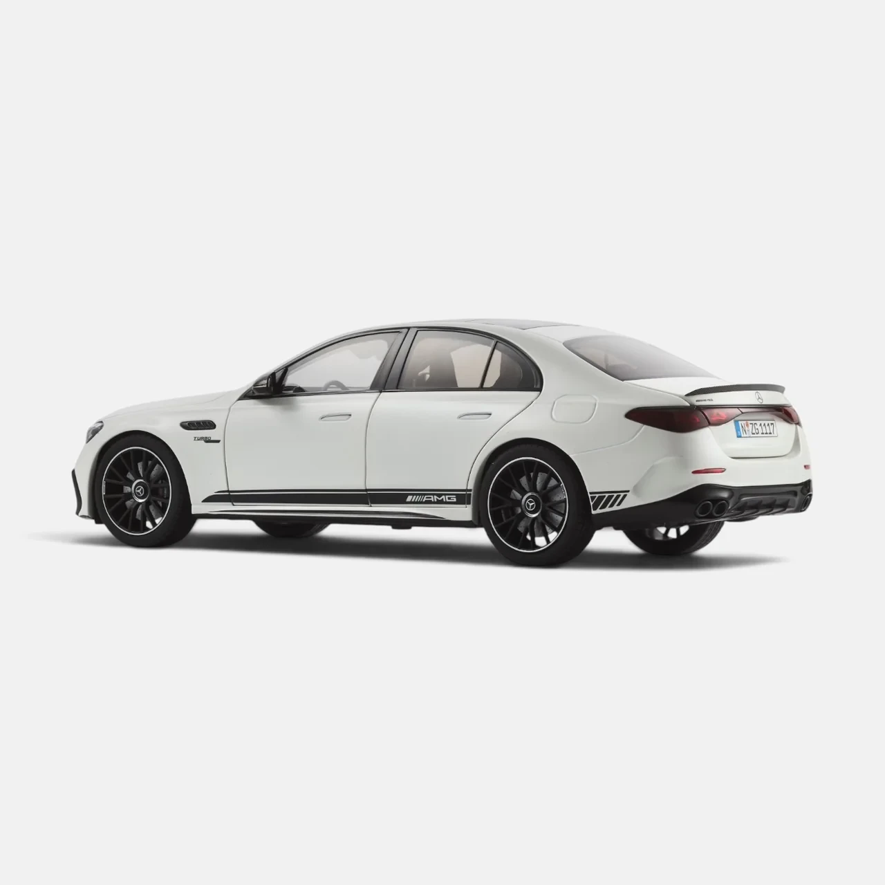 1/18 NZG 2025 Mercedes-AMG E 53 Hybrid 4MATIC+ W214 (Edition One White) Diecast Car Model