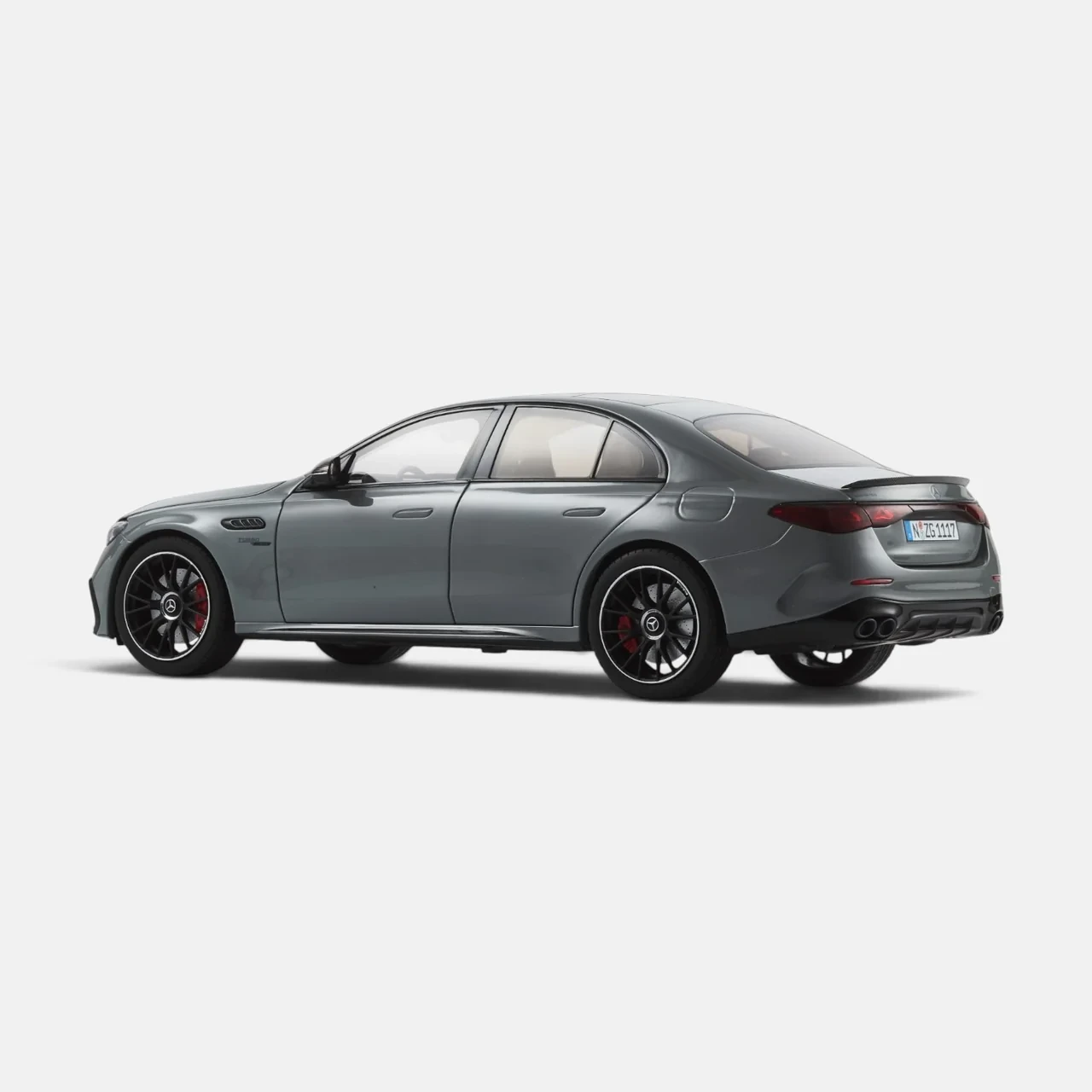 1/18 NZG 2025 Mercedes-AMG E 53 Hybrid 4MATIC+ W214 (Alpin Grey Uni) Diecast Car Model