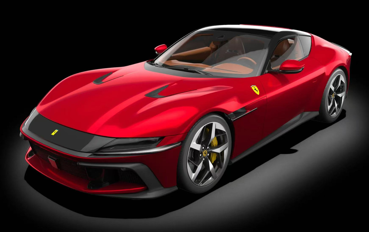 1/8 Pocher Ferrari 12Cilindri (Rosso Imola Red) Model Kit