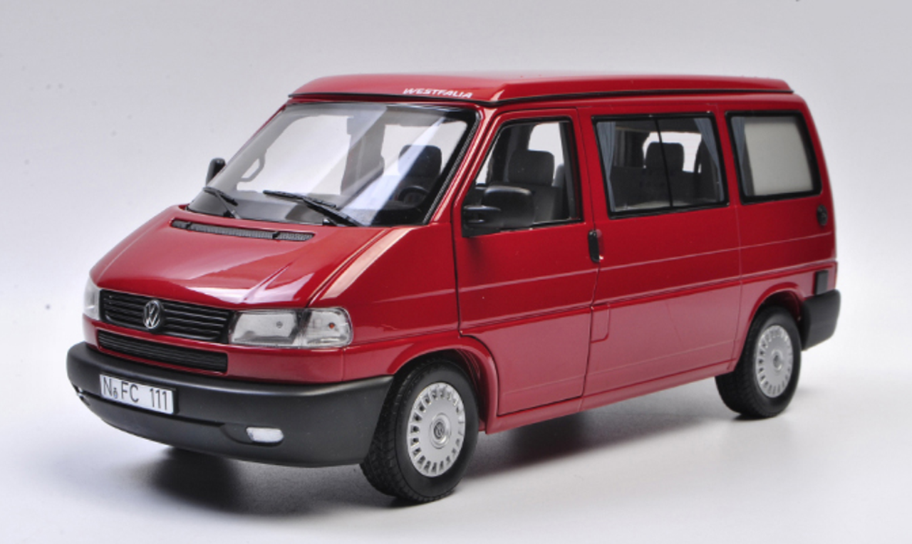 1/18 Schuco Volkswagen VW T4 Bus (Red) Diecast Car Model