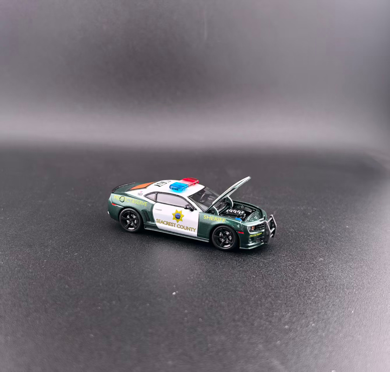 1/64 1+1 Model Chevrolet Camaro 5th Generation Need for Speed Police Diecast Car Model