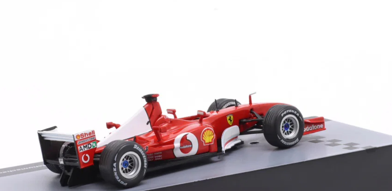1/43 Altaya 2002 F1 Michael Schumacher Ferrari F2002 #1 Formula 1 World Champion 2002 Car Model
