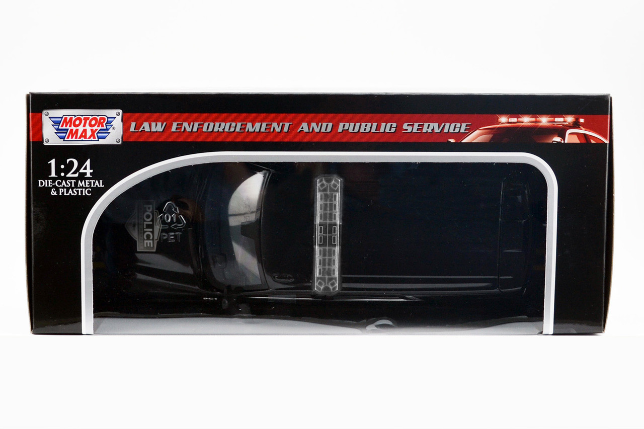 1/24 Motormax 2025 Chevrolet Tahoe PPV Police (Black) Diecast Car Model