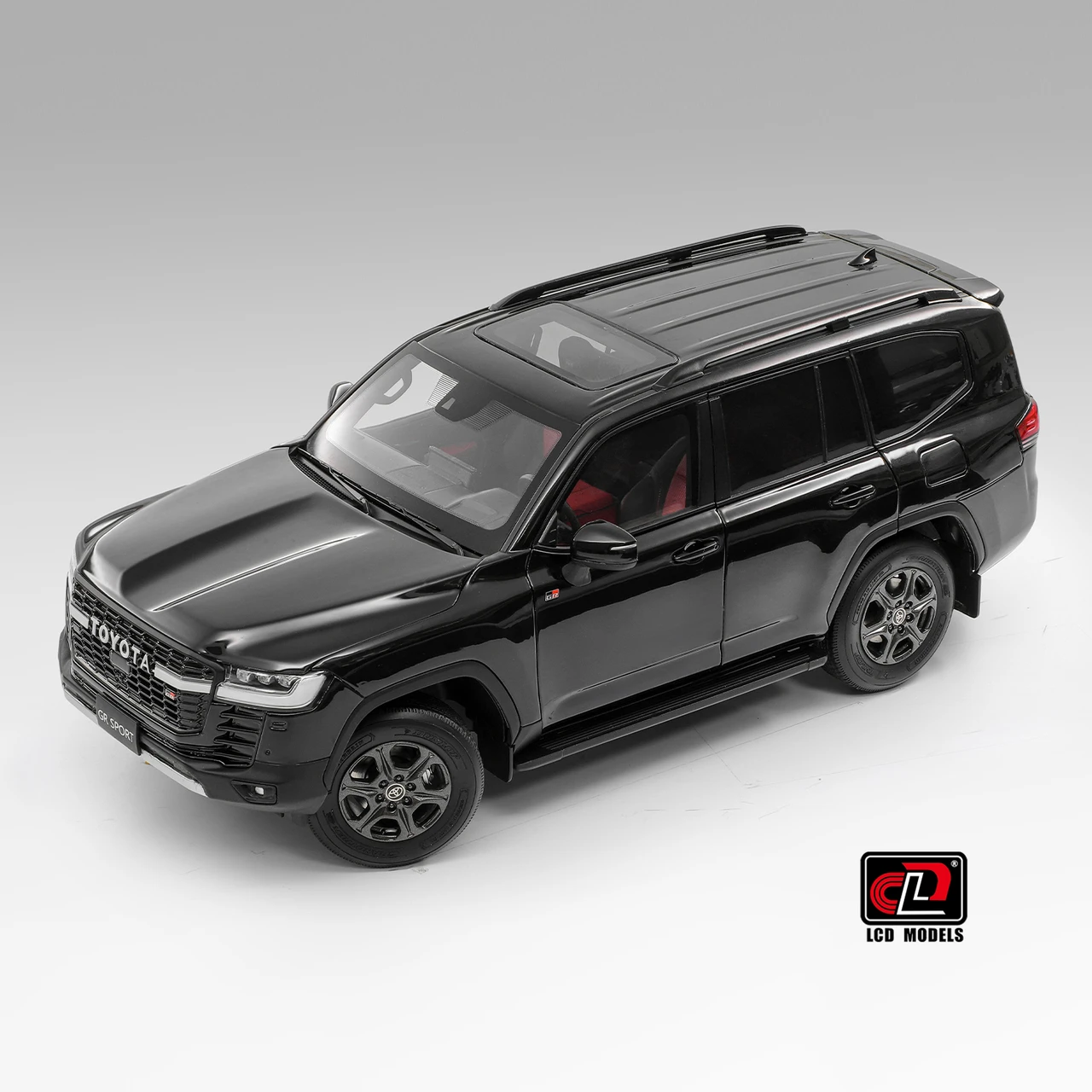 1/18 LCD Toyota Land Cruiser 300-GR Sport (Black) Diecast Car Model