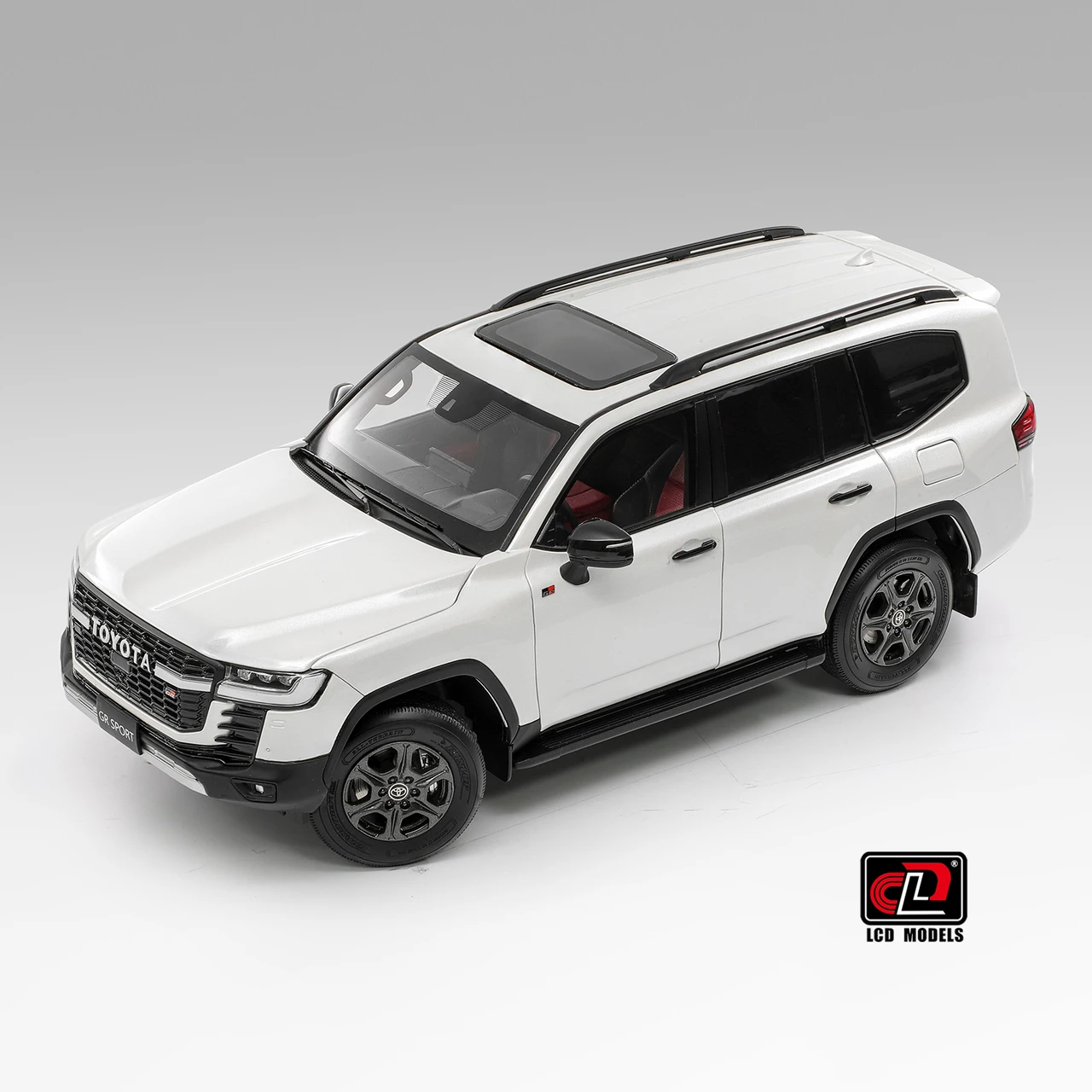 1/18 LCD Toyota Land Cruiser 300-GR Sport (White) Diecast Car Model