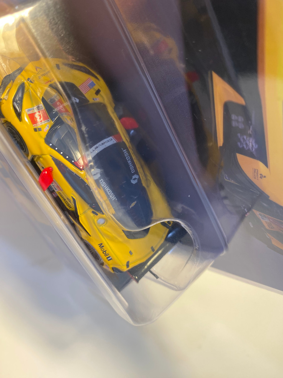 DAMAGED AS-IS 1/64 Mini GT 2025 Chevrolet Corvette Z06 GT3.R #3 Corvette Racing by Pratt Miller Motorsports 2025 IMSA Daytona 24 Hrs Diecast Car Model