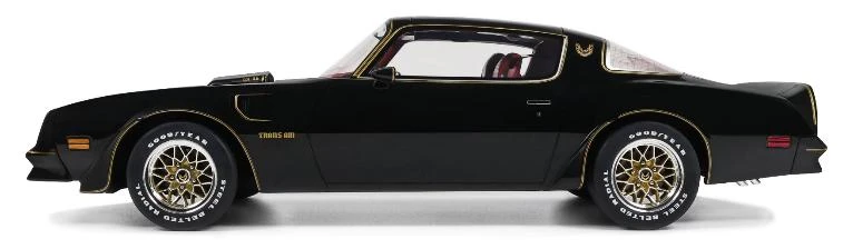 1/12 OTTO 1978 Pontiac Firebird Trans AM (Starlight Black) Car Model