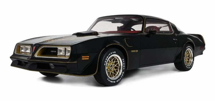 1/12 OTTO 1978 Pontiac Firebird Trans AM (Starlight Black) Car Model
