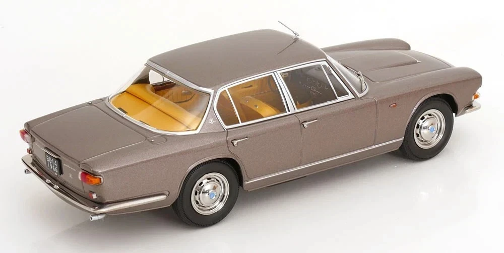 1/18 KK-Scale 1965 Maserati Quattroporte I (Grey Metallic) Diecast Car Model