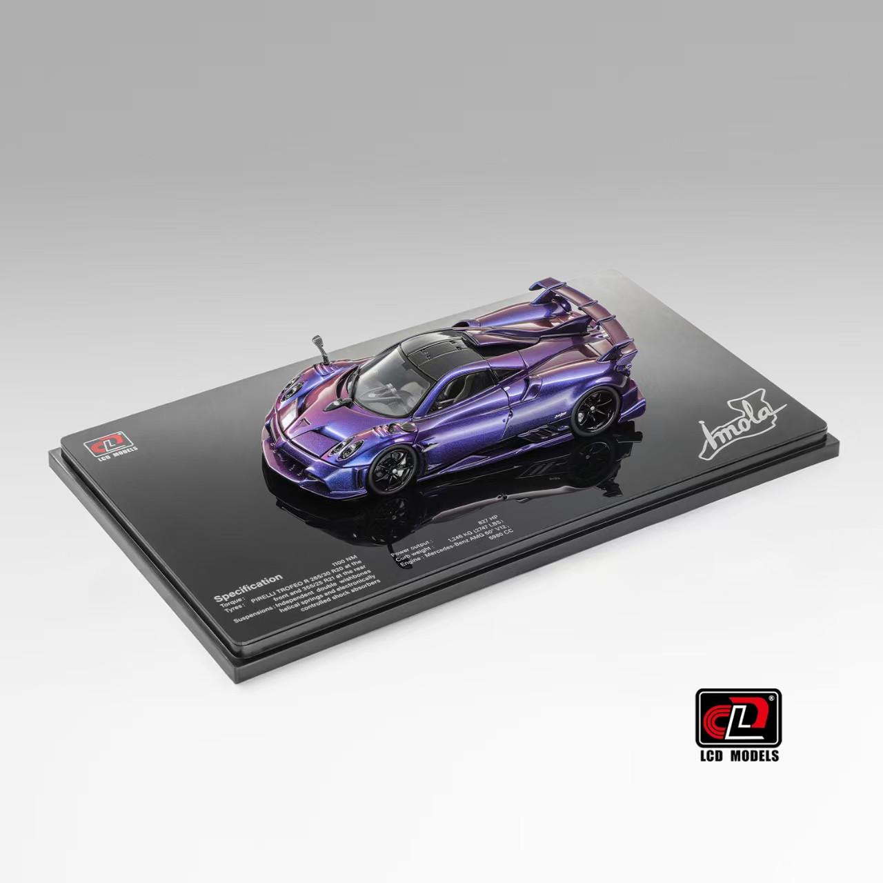 1/43 LCD Pagani Imola (Chameleon Purple) Diecast Car Model