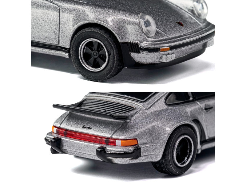 1975 Porsche 930 Turbo Silver Metallic "Collection" Series 1/64 Diecast Model Car by Majorette