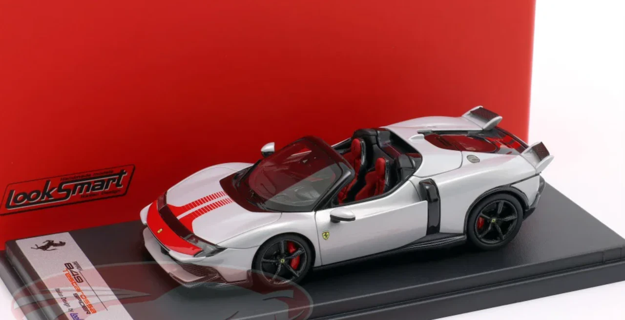 1/43 Looksmart 2026 Ferrari 849 Testarossa Spider (Arctic White) Car Model
