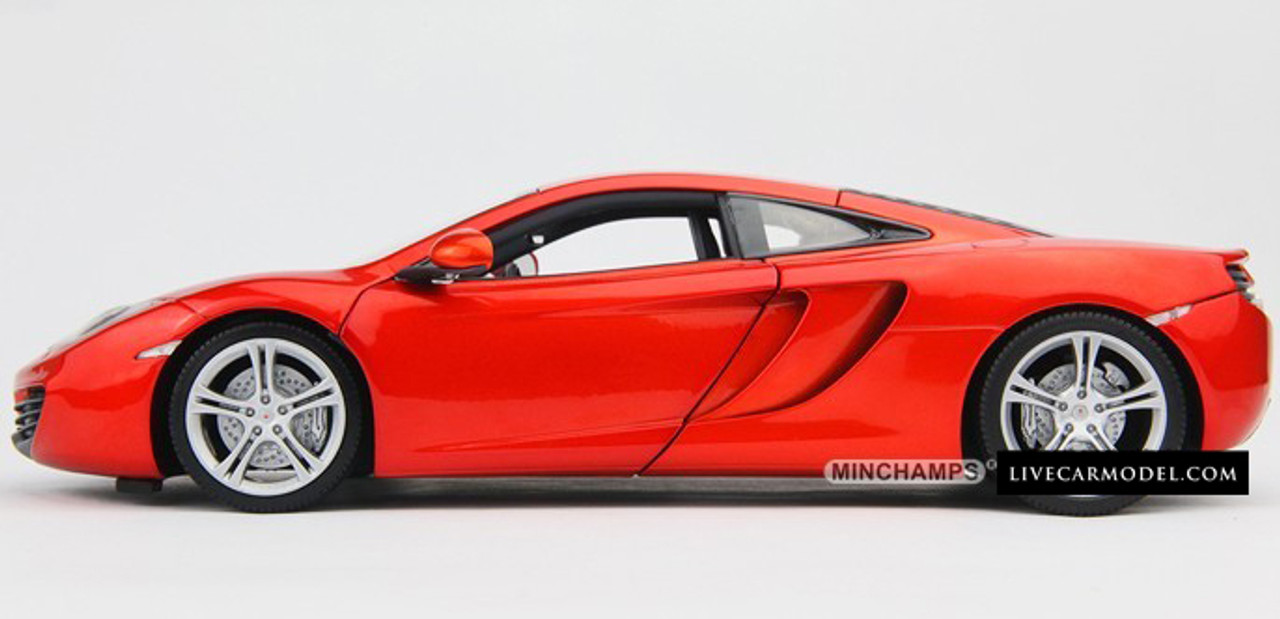 1/18 MINICHAMPS McLaren MP4-12C (ORANGE) Diecast Car Model 