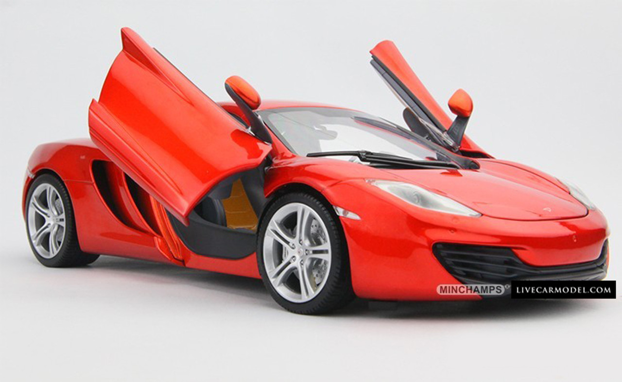 1/18 MINICHAMPS McLaren MP4-12C (ORANGE) Diecast Car Model