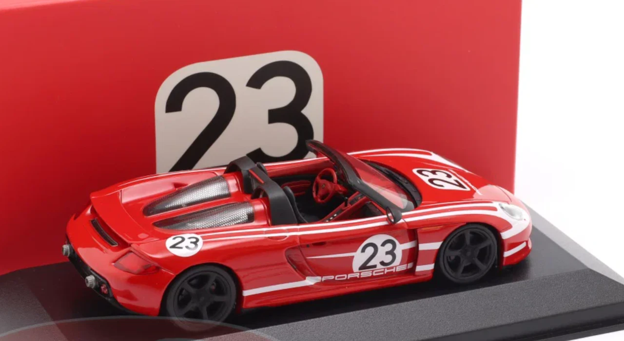 1/43 Dealer Edition Porsche Carrera GT #23 Salzburg Livery (Red) Car Model