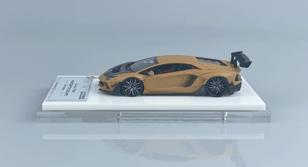 1/43 Fuelme Lamborghini Aventador Roadster LB Works 50th Anniversary (Matte Bronze) Car Model