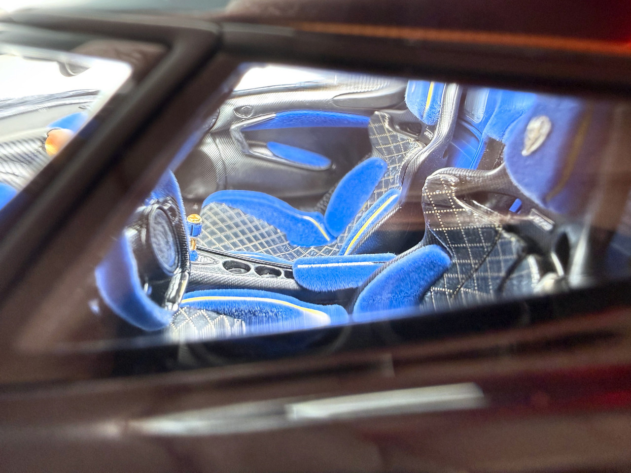 1/18 Frontiart Koenigsegg Jesko #7320 Blue Tinted Carbon Car Model Limited 100 Pieces