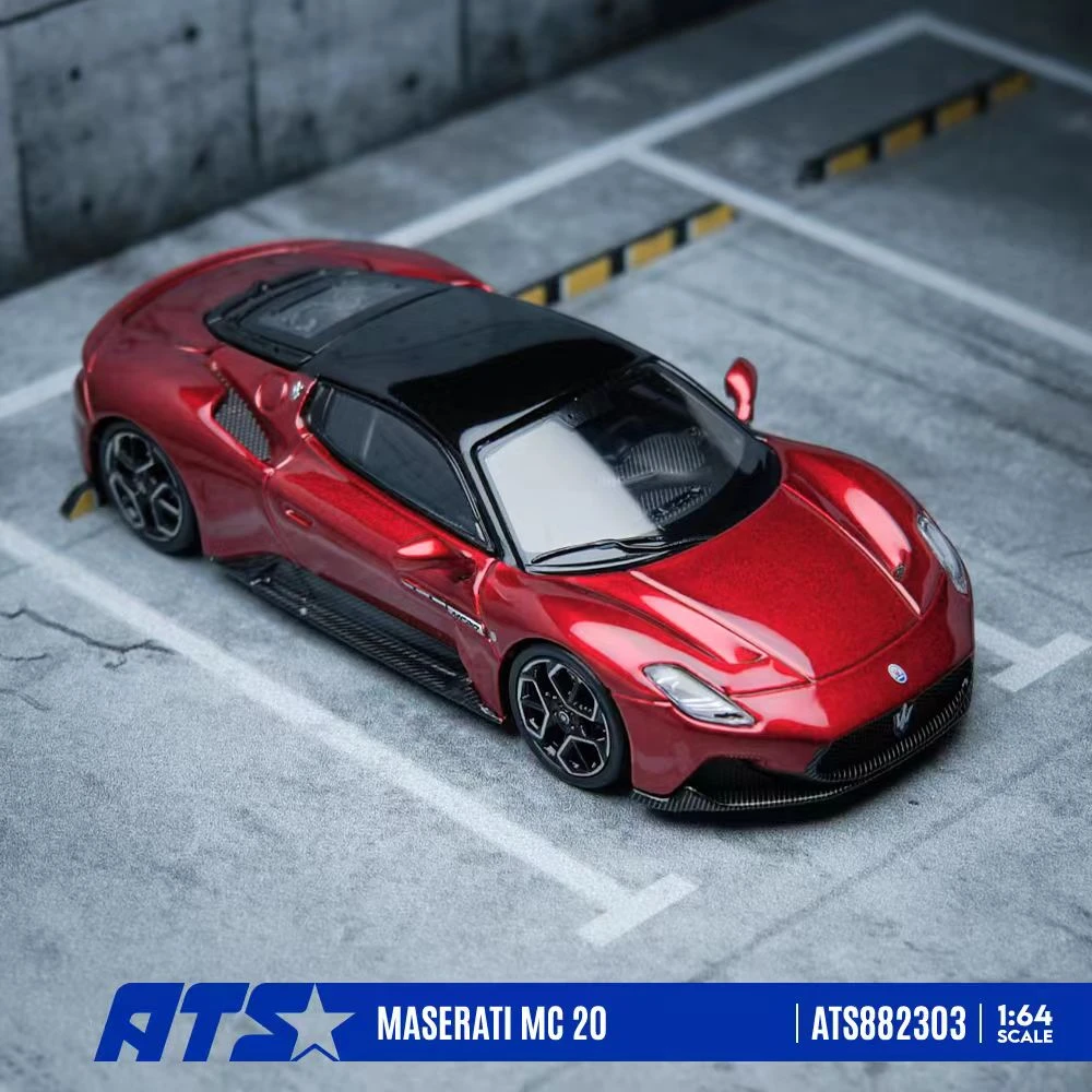 1/64 ATS Maserati MC20 (Red) Diecast Car Model
