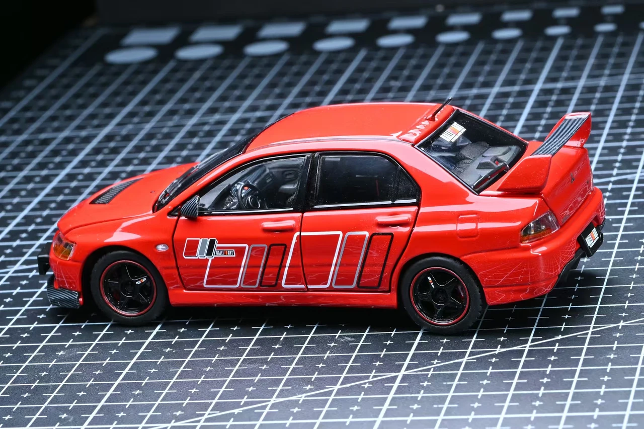 1/43 Gatherjoy Mitsubishi Lancer Evolution IX Evo 9 Ralliart (Red) Diecast Car Model