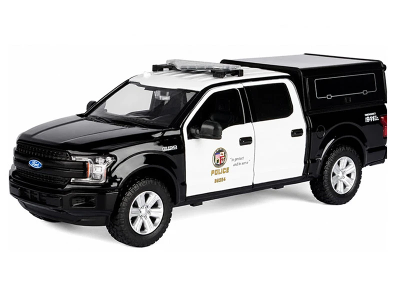 1/27 Motormax 2019 Ford F150 Los Angeles Police LAPD Vehicle Diecast Car Model