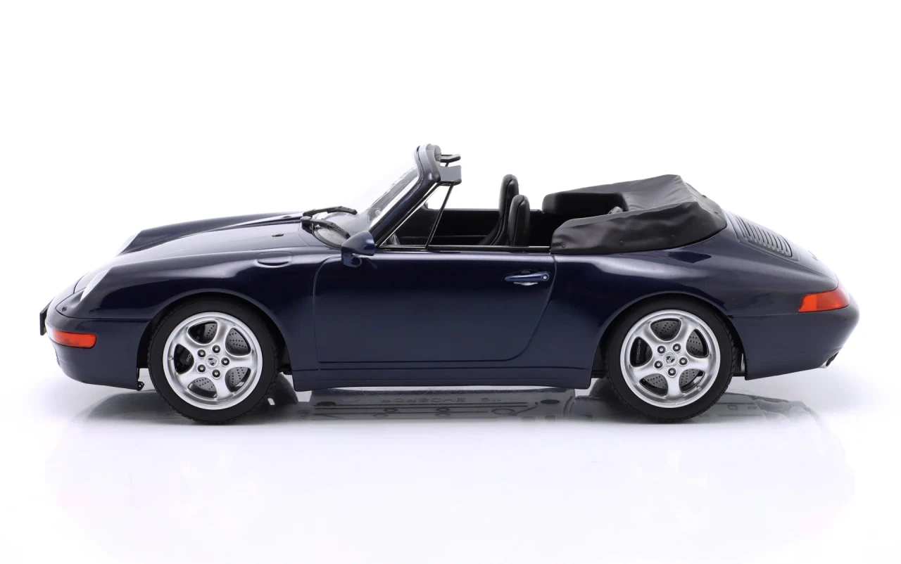 1/18 Minichamps 1994 Porsche 911 (993) Convertible (Iris Blue Metallic) Diecast Car Model