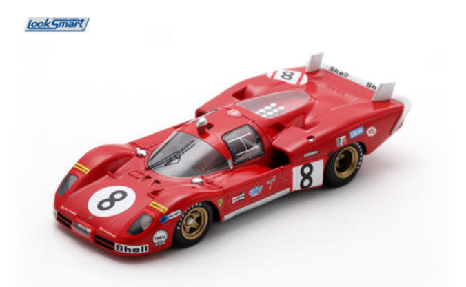 1/43 Looksmart Ferrari 512 S No.8 Le Mans 24H 1970 A. Merzario - C. Regazzoni Car Model