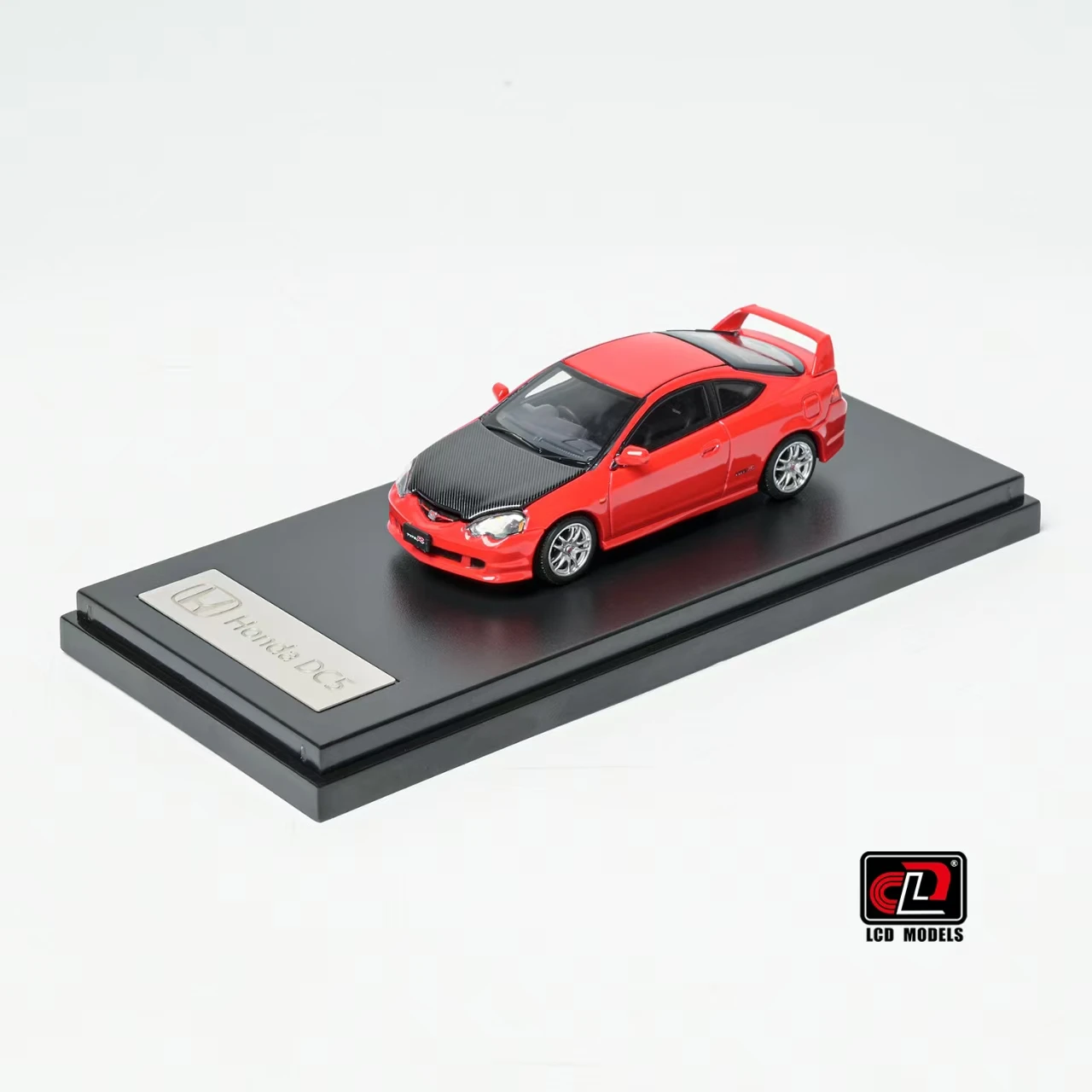 1/64 LCD Honda Integra DC5 Type-R (Red with Carbon Hood) Diecast Car Model