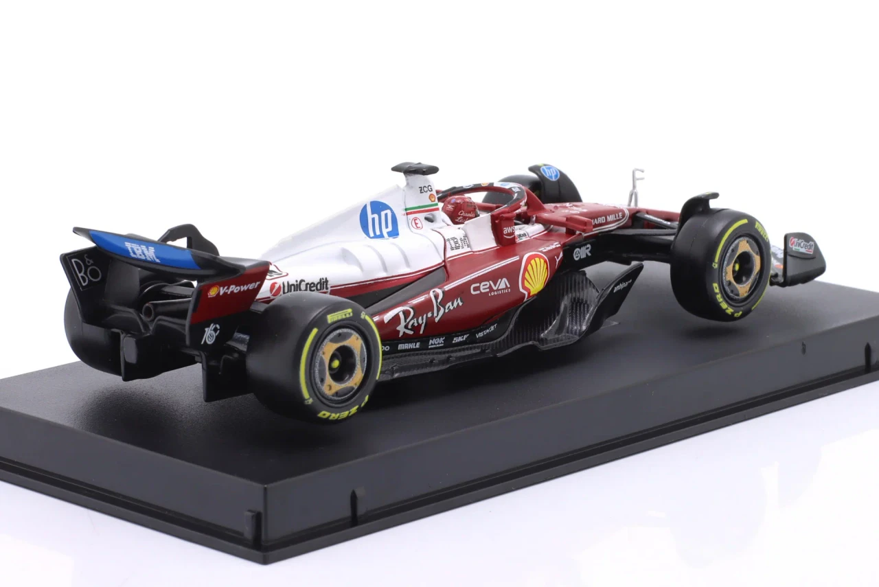 1/43 BBurago 2025 F1 Charles Leclerc Ferrari SF-25 #16 4th Italian GP Car Model Elite Edition