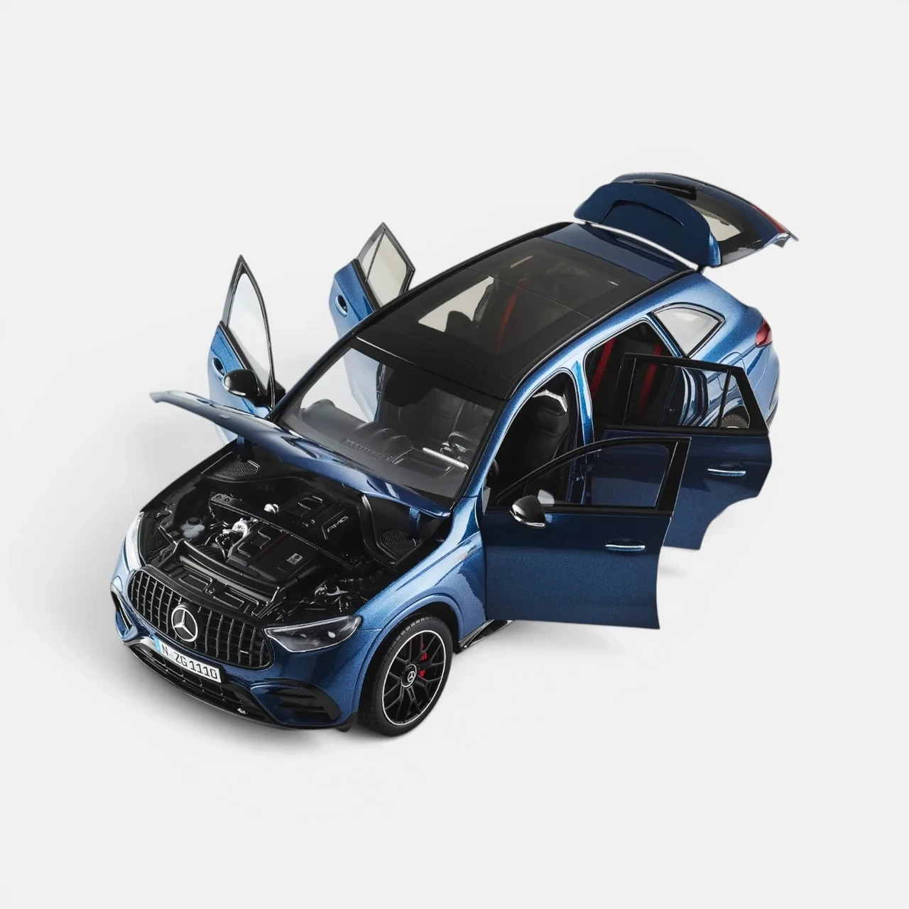 1/18 NZG 2026 Mercedes-AMG GLC 63 (Spectral Blue) Diecast Car Model