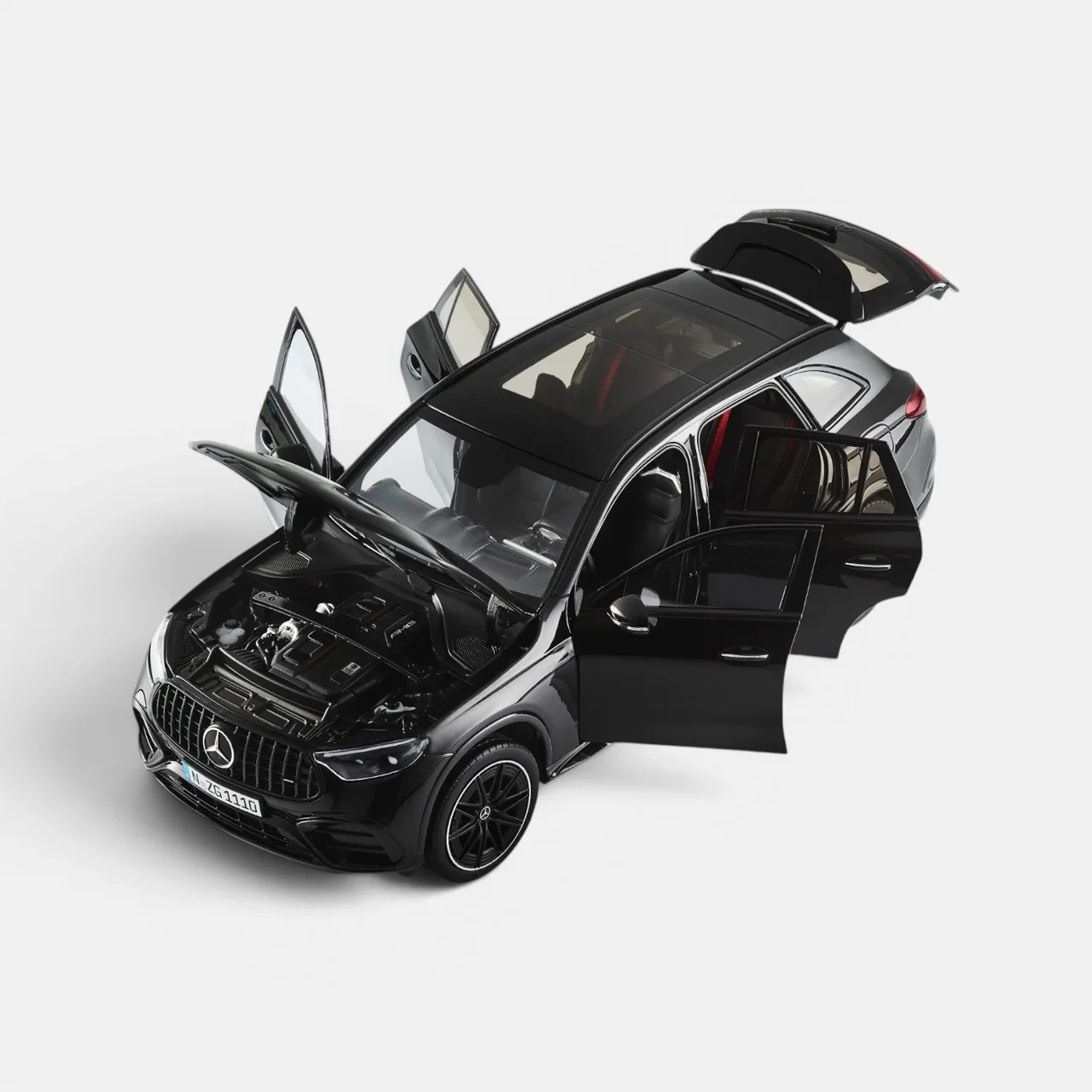 1/18 NZG 2026 Mercedes-AMG GLC 63 (Obsidian Black) Diecast Car Model