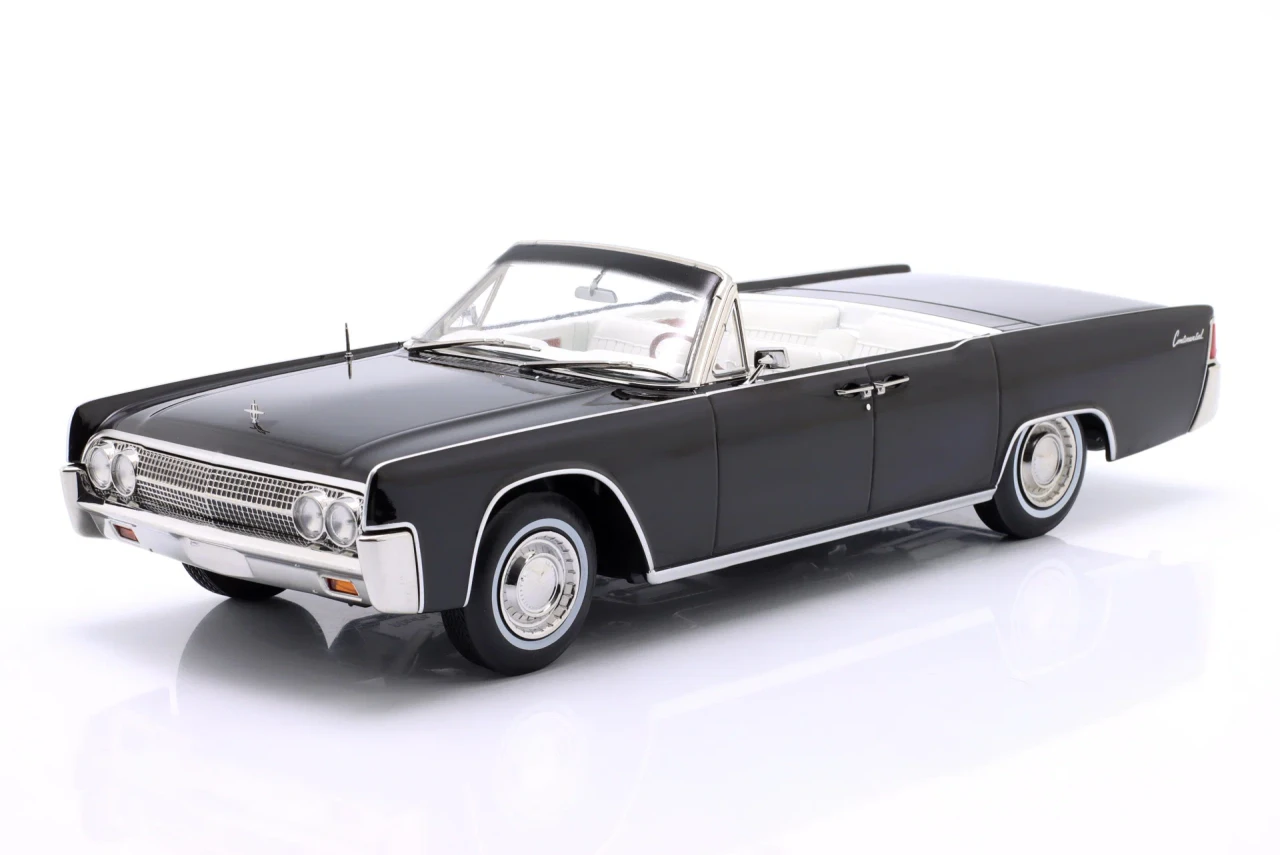 1/18 KK-Scale 1963 Lincoln Continental Convertible Bad Boys (Black) Diecast Car Model