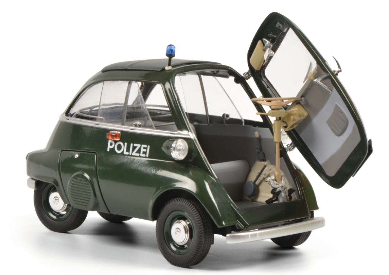 1/18 Schuco BMW Isetta Exp. POLICE Diecast Car Model